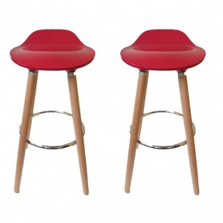 SILLA JASMINE ROJA, 2 PIEZAS - Envío Gratuito