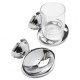 JUEGO DE ACCESORIOS DE BAÑO ALANA 6 PIEZAS CROMO - Envío Gratuito