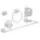 JUEGO DE ACCESORIOS DE BAÑO ALANA 6 PIEZAS CROMO - Envío Gratuito