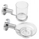 JUEGO DE ACCESORIOS DE BAÑO TALI 6 PIEZAS CROMO - Envío Gratuito