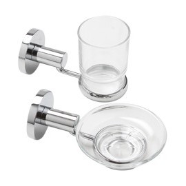 JUEGO DE ACCESORIOS DE BAÑO TALI 6 PIEZAS CROMO - Envío Gratuito