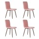 SILLA SCARGILL ROSA, 4 PIEZAS - Envío Gratuito
