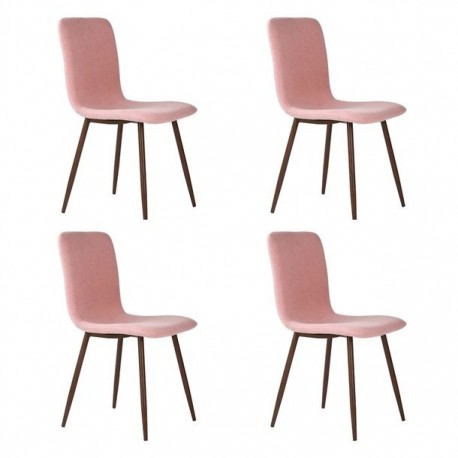 SILLA SCARGILL ROSA, 4 PIEZAS - Envío Gratuito