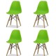 SILLA RICO VERDE, 4 PIEZAS - Envío Gratuito