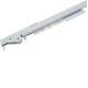 CORTINERO AJUSTABLE BLANCO CON LATÓN 1/2" - Envío Gratuito