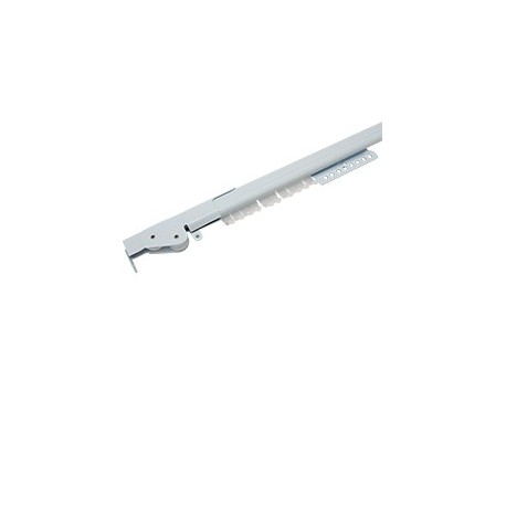 CORTINERO AJUSTABLE BLANCO CON LATÓN 1/2" - Envío Gratuito