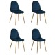 SILLA CHARLTON AZUL, 4 PIEZAS - Envío Gratuito