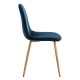 SILLA CHARLTON AZUL, 4 PIEZAS - Envío Gratuito