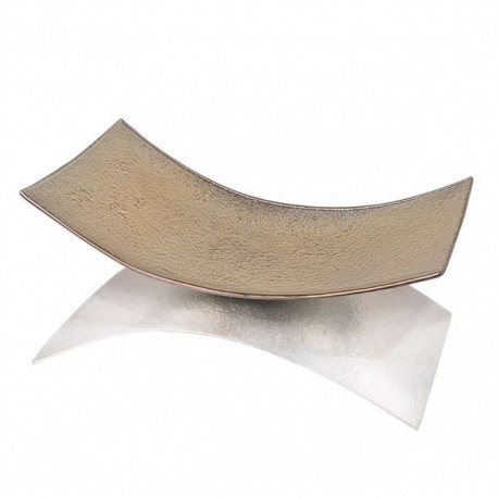 BOWL RECTANGULAR ORO - Envío Gratuito