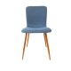SILLA SCARGILL AZUL, 4 PIEZAS - Envío Gratuito