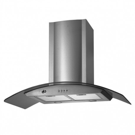 CAMPANA PARED 90 CM ACERO INOXIDABLE-CRISTAL - Envío Gratuito