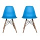 SILLA RICO AZUL, 2 PIEZAS - Envío Gratuito