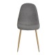 SILLA CHARLTON GRIS, 4 PIEZAS - Envío Gratuito