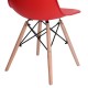 SILLA RICO ROJA, 4 PIEZAS - Envío Gratuito