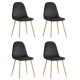 SILLA CHARLTON CARBON, 4 PIEZAS - Envío Gratuito