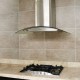 CAMPANA PARED 90 CM ACERO INOXIDABLE-CRISTAL - Envío Gratuito