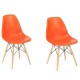SILLA RICO NARANJA, 2 PIEZAS - Envío Gratuito