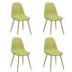 SILLA CHARLTON AMARILLA, 4 PIEZAS - Envío Gratuito
