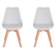 SILLA FRANKFURT BLANCA, 2 PIEZAS - Envío Gratuito
