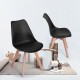 SILLA FRANKFURT NEGRA, 4 PIEZAS - Envío Gratuito