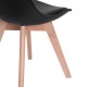 SILLA FRANKFURT NEGRA, 2 PIEZAS - Envío Gratuito