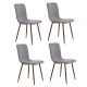 SILLA SCARGILL GRIS, 4 PIEZAS - Envío Gratuito
