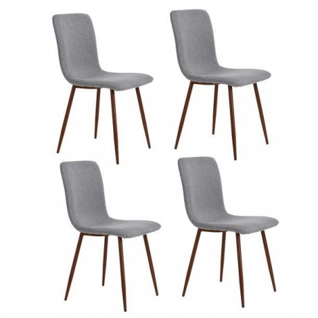 SILLA SCARGILL GRIS, 4 PIEZAS - Envío Gratuito