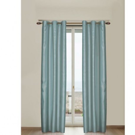 CORTINA GR FS TURQUESA 106X213CM PERFECT HOME - Envío Gratuito
