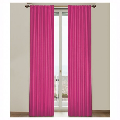 CORTINA RP BROOKE FIUCCIA 106X213CM PERFECT HOME - Envío Gratuito