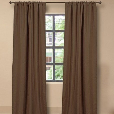 CORTINA BROOKE CHOCOLATE 1.06X1.60 M PERFECT HOME - Envío Gratuito