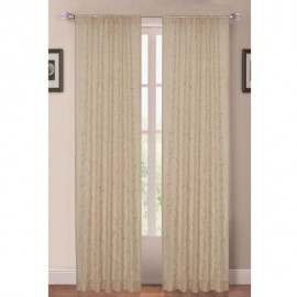 CORTINA TERGAL DECO GRIS 127X213CM PERFECT HOME - Envío Gratuito