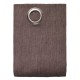 CORTINA CON ARILLOS MILAN BRONCE NEGRO SKYHOME - Envío Gratuito