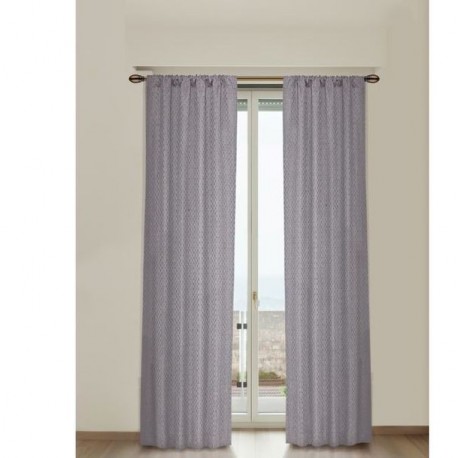CORTINA RP FRANKFURT GRIS 106X213CM PERFECT HOME - Envío Gratuito