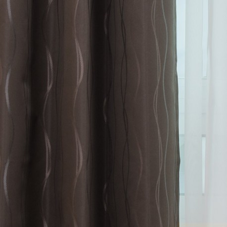 CORTINA REBEKHA BO CAFÉ 106 X 213 CM PERFECT HOME - Envío Gratuito