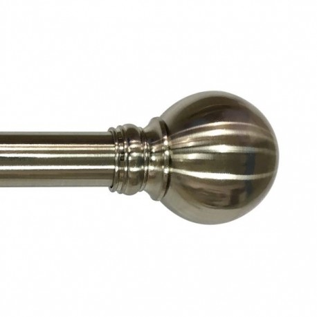 SET CORT ESFERA NIQUEL 2.5 .91-1.83 M NICKEL HOME DECORATORS COLLECTION - Envío Gratuito