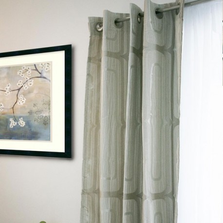 CORTINA RECTANGULAR IVORY 1.32X2.13M - Envío Gratuito