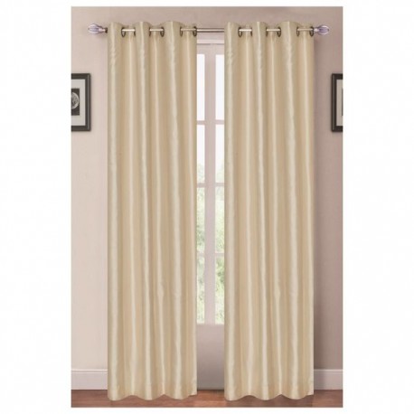 CORTINA TIPO SEDA IVORY 1.27 X 2.13 M PERFECT HOME - Envío Gratuito