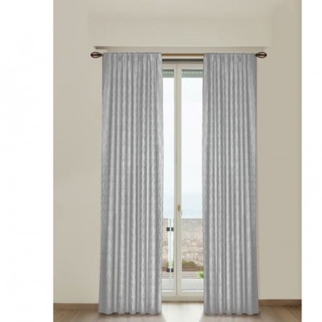 CORTINA RP LISBOA PLATA 106X213CM PERFECT HOME - Envío Gratuito