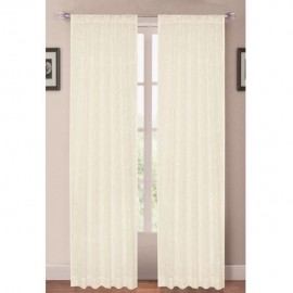 CORTINA TERGAL DECO IVORY 127X213CM PERFECT HOME - Envío Gratuito