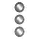 SET 3 ESPEJOS CÍRCULOS SILVER - Envío Gratuito