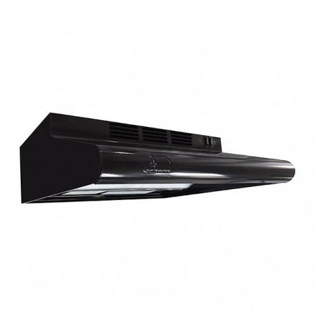 CAMPANA DE PARED 50 CM NEGRA - Envío Gratuito