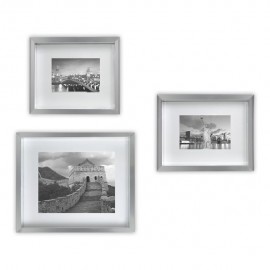 SET 3 PORTARRTERATOS SILVER - Envío Gratuito
