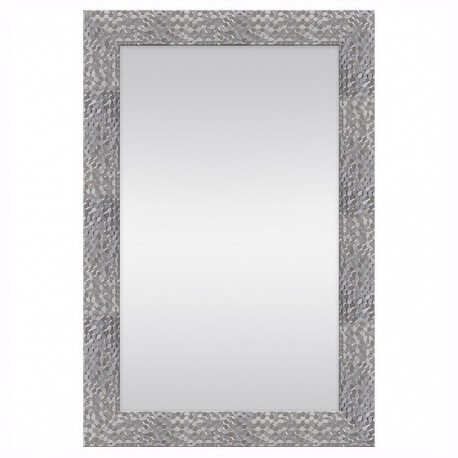 ESPEJO HEXAGONOS 90X60 PLATA CLARO - Envío Gratuito