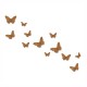 MARIPOSAS 3D CHOCOLATE 12 PIEZAS - Envío Gratuito