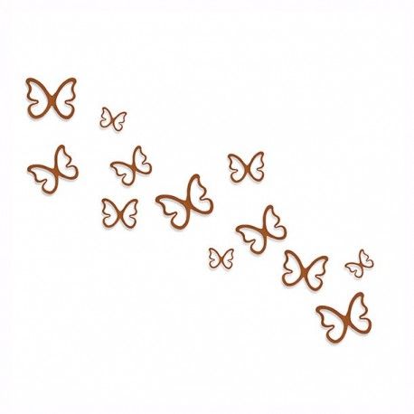 MARIPOSAS 3D CHOCOLATE 12 PIEZAS BETTER PLACE - Envío Gratuito