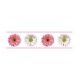 CENEFA FLORES ROSA/BLANCA .12X4.57M 1 PZ - Envío Gratuito