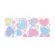 STICKERS CORAZONES MULTICOLORES ROOM MATES - Envío Gratuito