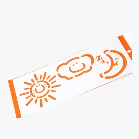 PLANTILLA DECORATIVA SOL Y LUNA - Envío Gratuito