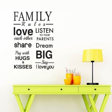 VINIL STD CASA ASSORTED FRASES LUMIK - Envío Gratuito