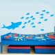 VINIL STANDAR NIÑO TIBURON CON PECES LUMIK - Envío Gratuito